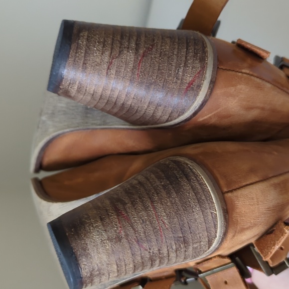 FREE PEOPLE Women Canton Heel Brown - Size 38 EU or US 7.5 - Picture 16 of 16